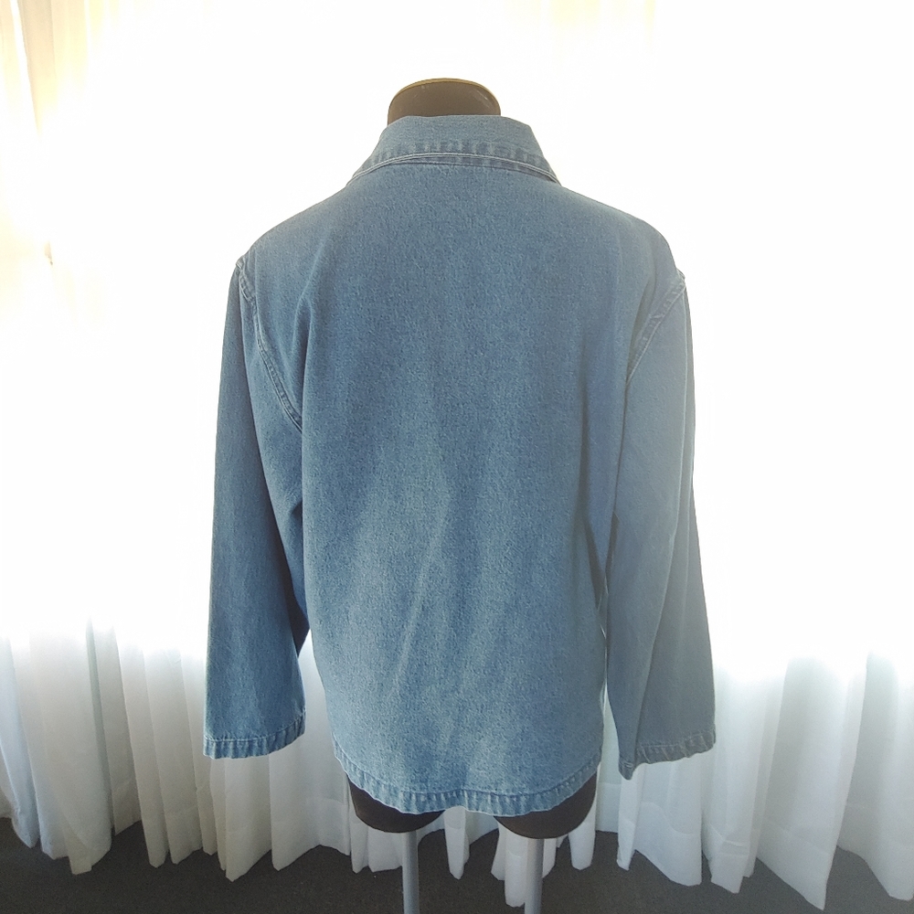 VINTAGE TANTRUMS Denim jacket.  Size M - Picture 4 of 6